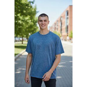 Outdoor Life Mens Blue Heather T-Shirt Size XL